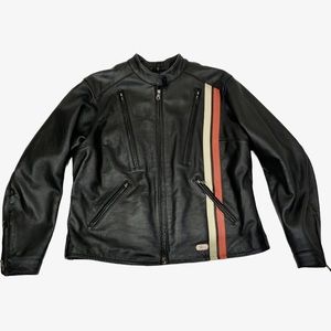 Harley Davidson Racing leather jacket black - XL